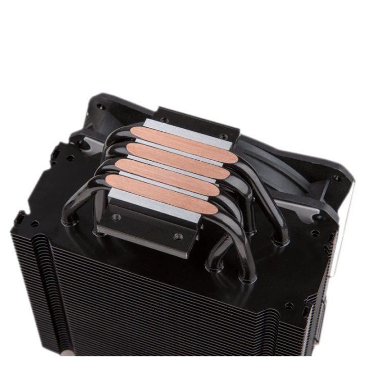 Hiditec C12 PWM CPU Cooler 12 cm Black