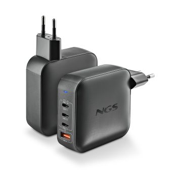 NGS BUD 165W Universal Negro Corriente alterna Carga rápida Interior