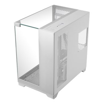 Mars Gaming MCVISIONW White Midi Tower PC Case