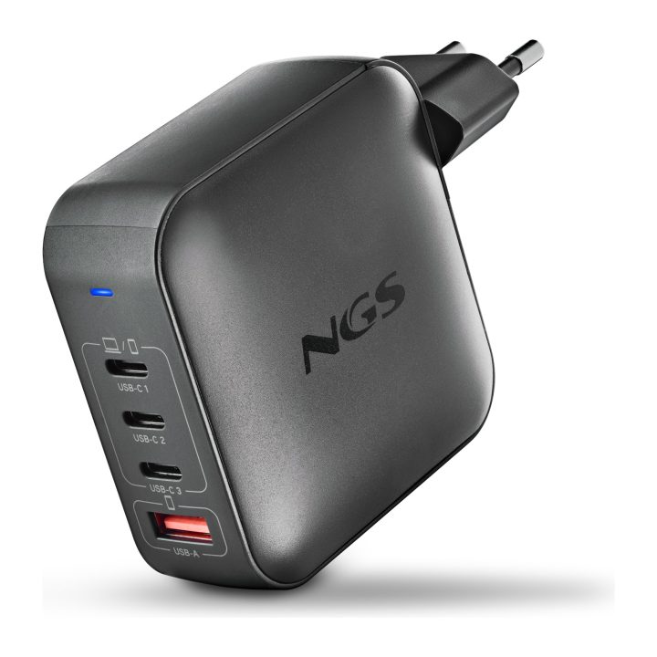 NGS BUD 165W Universal Negro Corriente alterna Carga rápida Interior