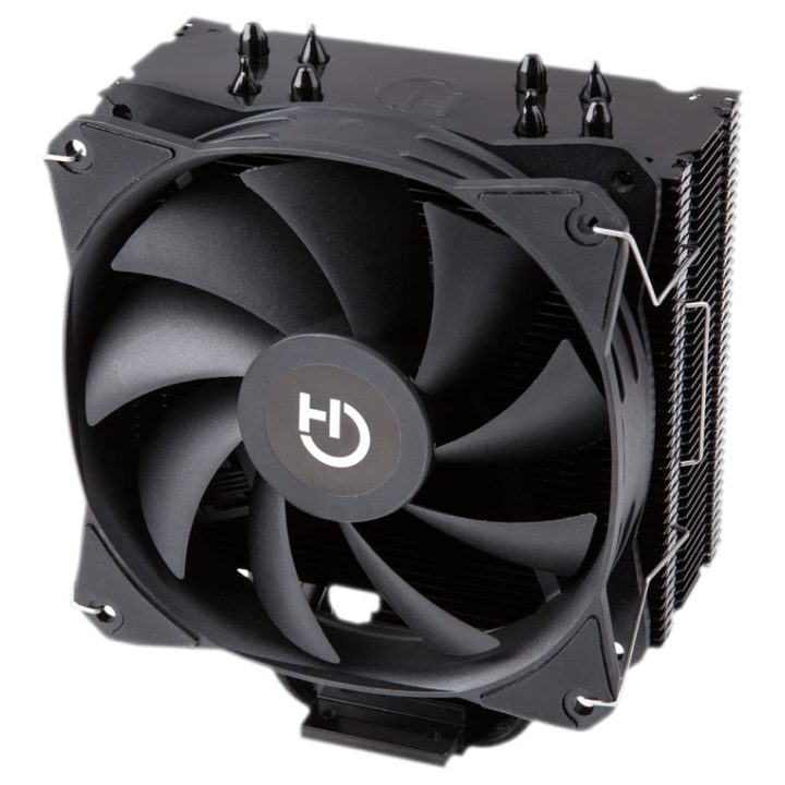 Hiditec C12 PWM CPU Cooler 12 cm Black
