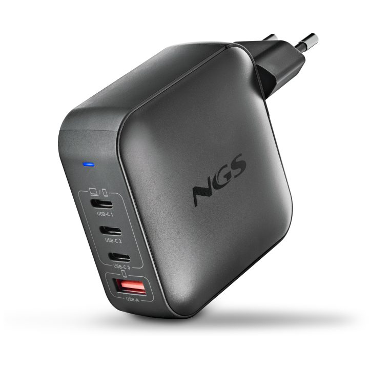 NGS BUD 165W Universal Black AC Fast Charging Indoor