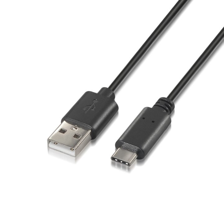 AISENS A107-0052 USB 2.0 Cable 2 m USB A USB C Black