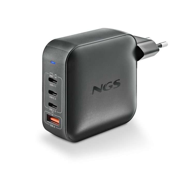 NGS BUD 165W Universal Black AC Fast Charging Indoor
