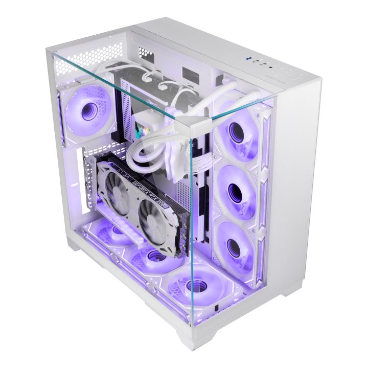 Mars Gaming MCVISIONW caixa de computador Midi Tower Branca