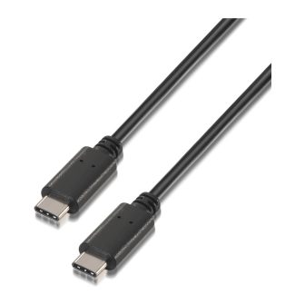 AISENS A107-0057 cabo USB USB 2.0 2 m USB C 0,48 Gbit/s Preto