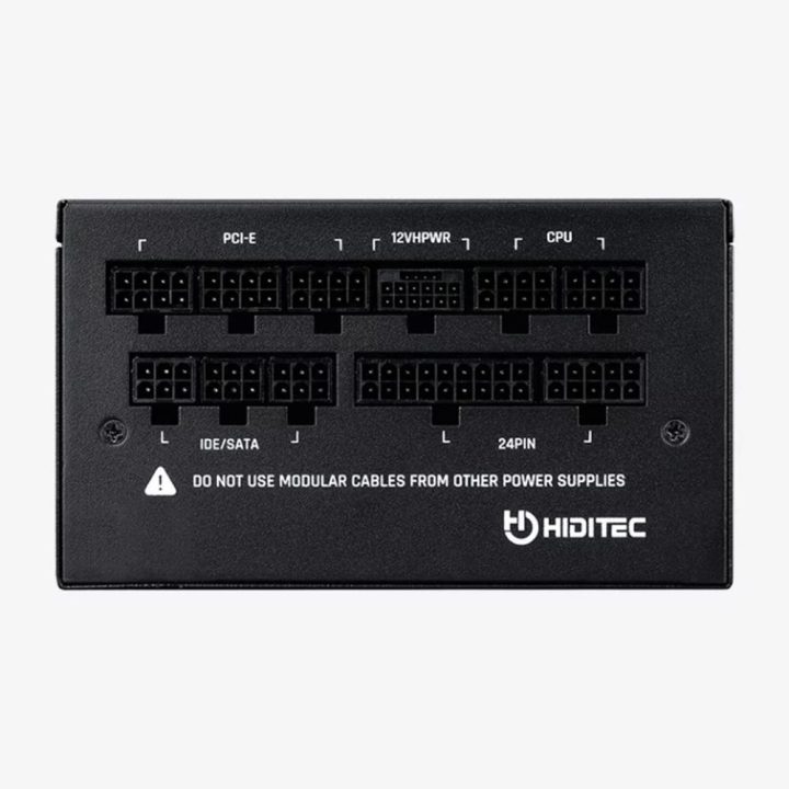 Hiditec GDX750 v2 Power Supply Unit 750 W 20+4 pin ATX ATX Black