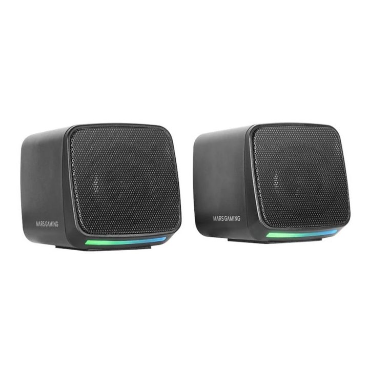 Mars Gaming MS-PRO, Colunas Compactas 10W, Iluminação RGB Flow…