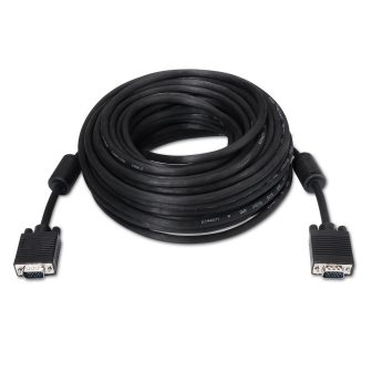 AISENS A113-0074 VGA Cable 10 m VGA (D-Sub) Black