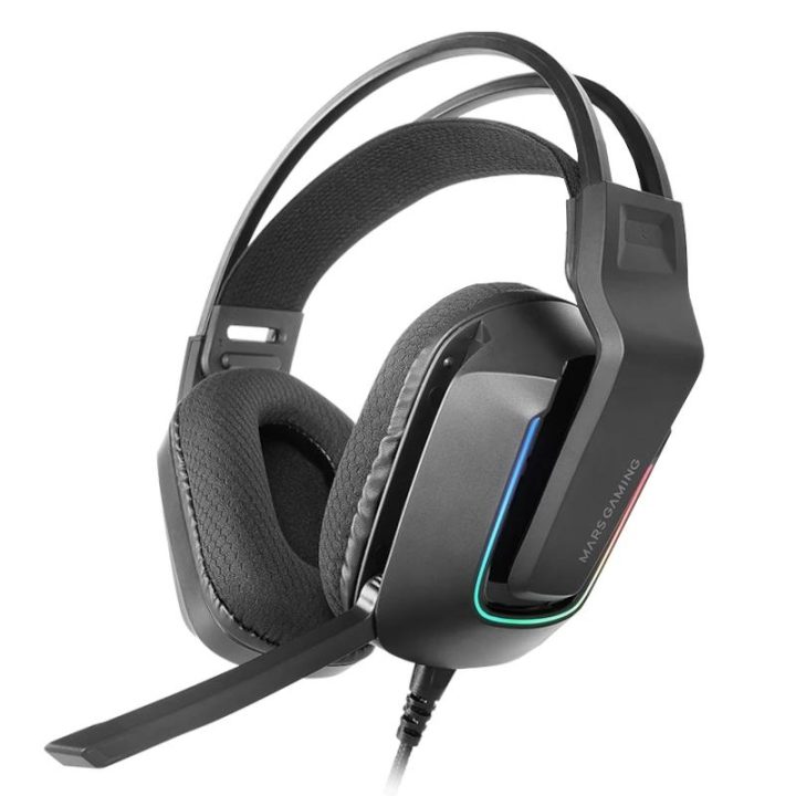 Mars Gaming MH-STRIKE Wired Over-Ear Gaming Headset Black