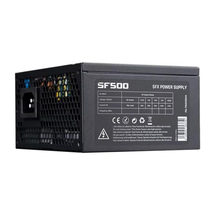 Hiditec SF500 Power Supply Unit 500 W 20+4 pin ATX SFX Black