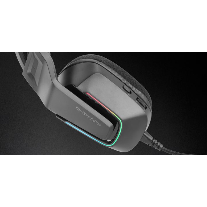 Mars Gaming MH-STRIKE Wired Over-Ear Gaming Headset Black