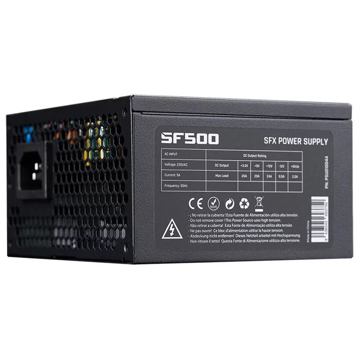 Hiditec SF500 Power Supply Unit 500 W 20+4 pin ATX SFX Black