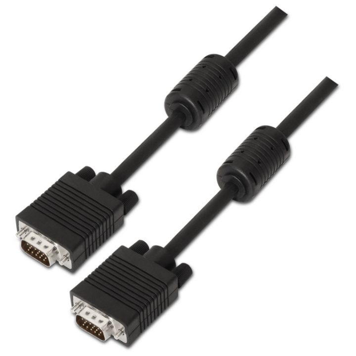 AISENS A113-0074 cable VGA 10 m VGA (D-Sub) Negro