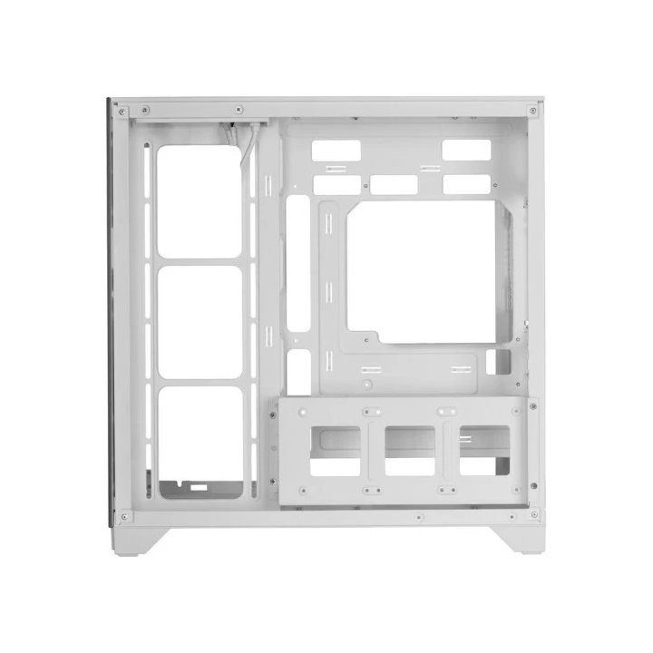 Mars Gaming MCVISIONW White Midi Tower PC Case