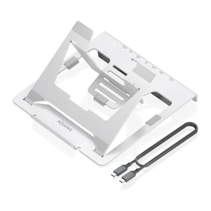 AISENS Suporte de Mesa Ajustável para Portátil / Tablet com Docking…