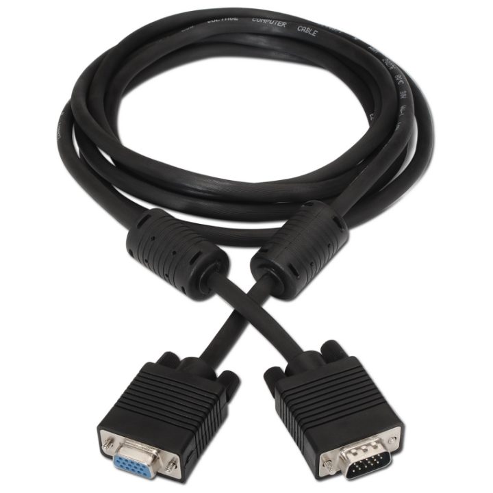 AISENS A113-0078 cable VGA 1,8 m VGA (D-Sub) Negro