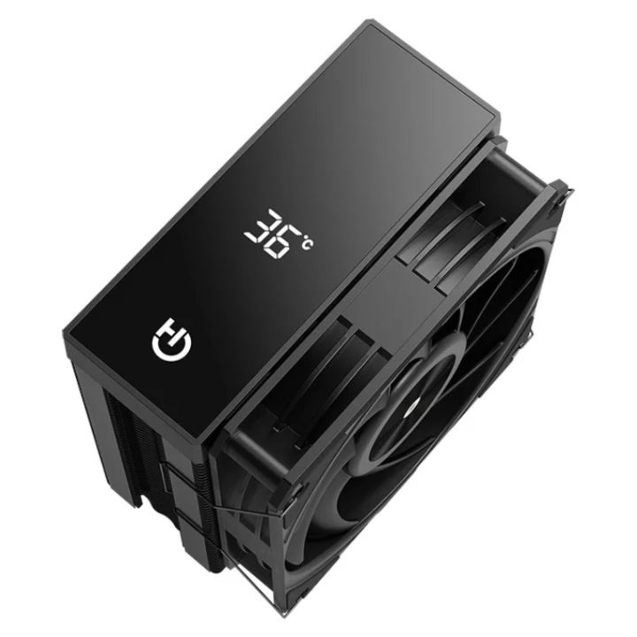 Hiditec DC10 PRO Air Cooler Processor 12 cm Black 1 piece(s)