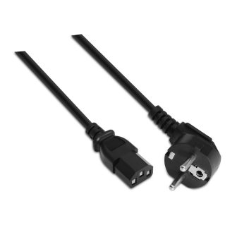 AISENS A132-0168 Black Transmission Cable 3 m CEE7/7 C13 Coupler