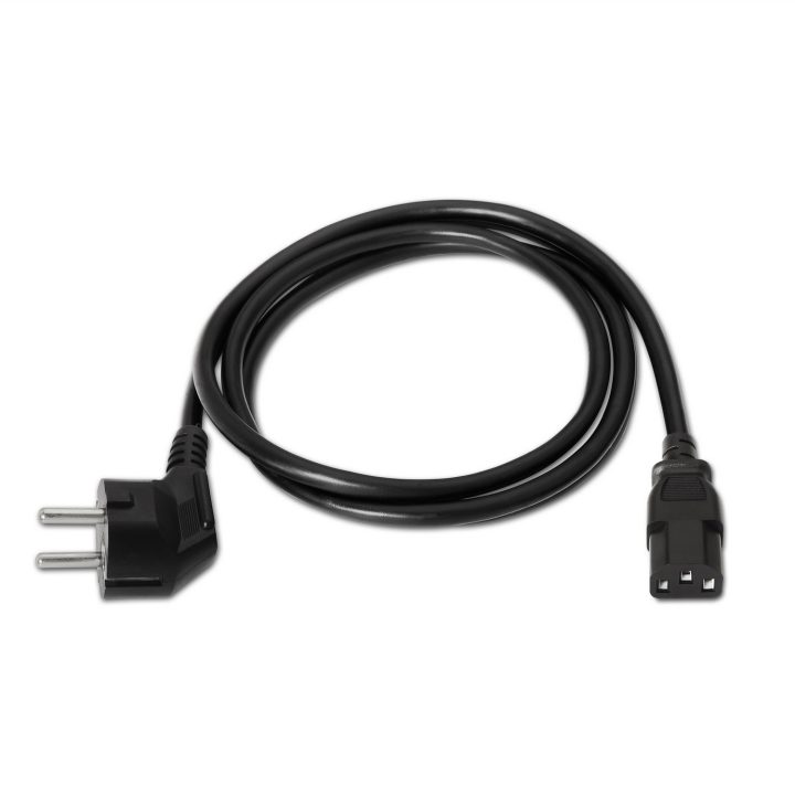 AISENS A132-0168 Black Transmission Cable 3 m CEE7/7 C13 Coupler