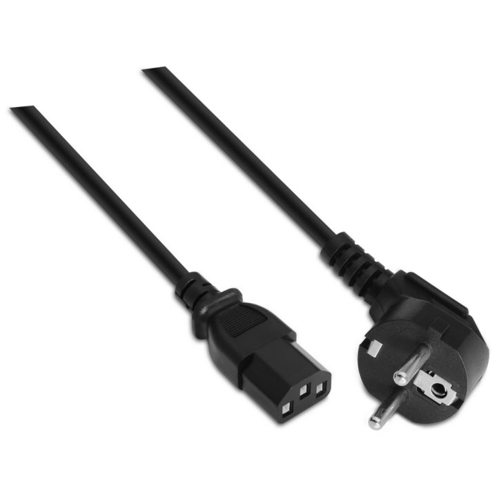 AISENS A132-0168 cabo de transmissão Preto 3 m CEE7/7 C13 acoplador