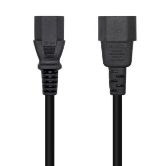 AISENS A132-0171 cable de transmisión Negro 1,5 m C13 acoplador C14…