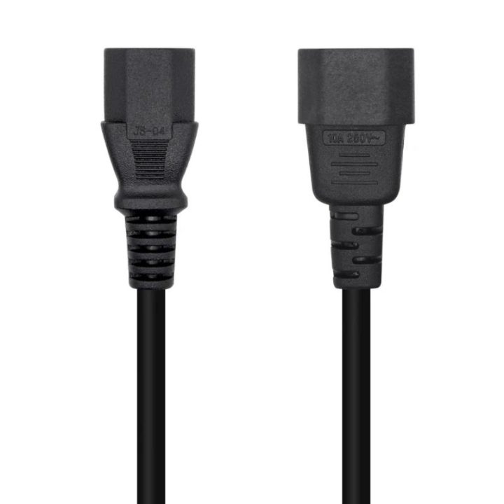 AISENS A132-0171 Transmission Cable Black 1.5 m C13 Coupler C14…