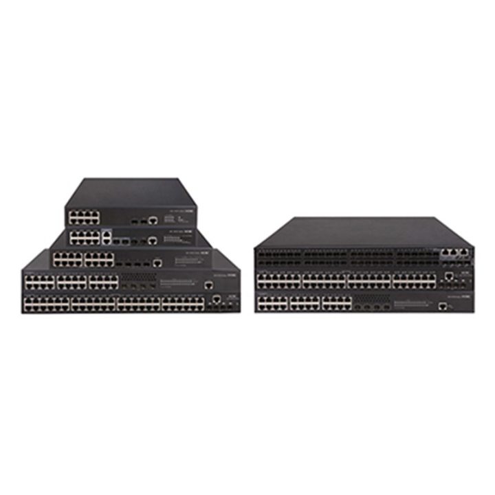 Switch Ethernet H3C S5130S-28F-ei L2 com 24 portas 100/1000Base-X e 8…