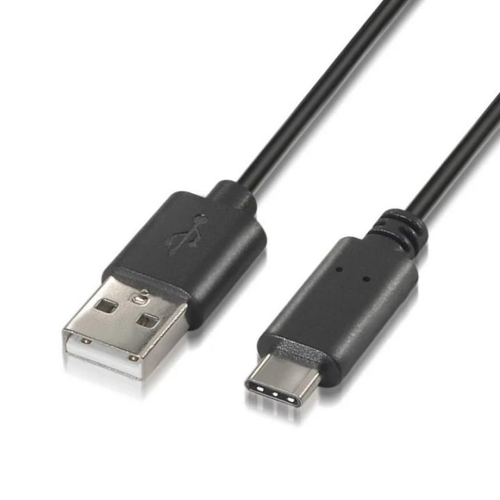 AISENS A107-0051 USB Cable USB 2.0 1 m USB A USB C Black