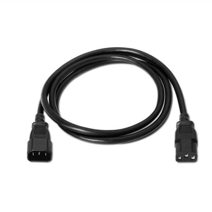 AISENS A132-0171 Transmission Cable Black 1.5 m C13 Coupler C14…