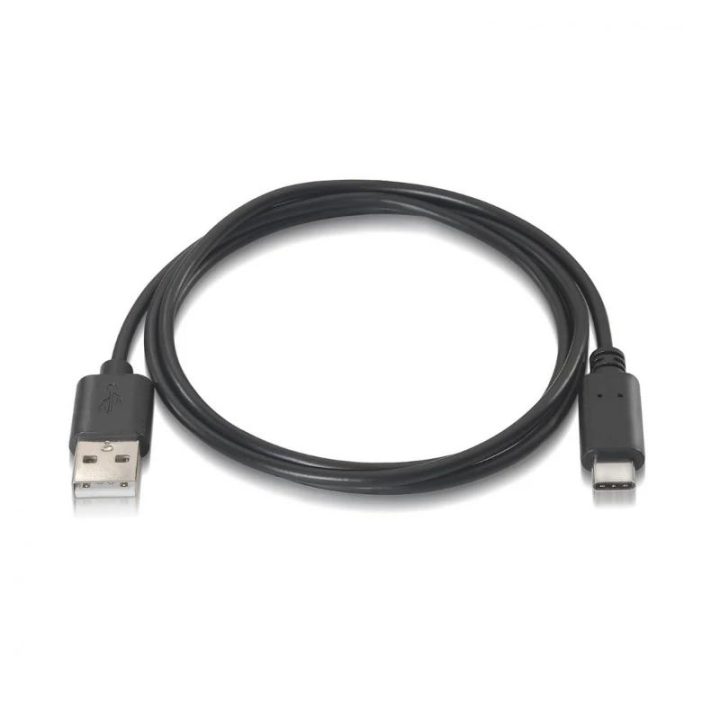 AISENS A107-0051 USB Cable USB 2.0 1 m USB A USB C Black