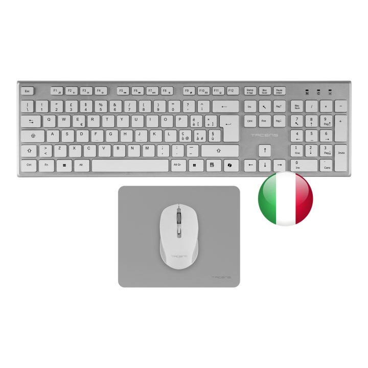Tacens 6ZENITHWIT teclado e rato incluído Casa / Escritório RF sem…