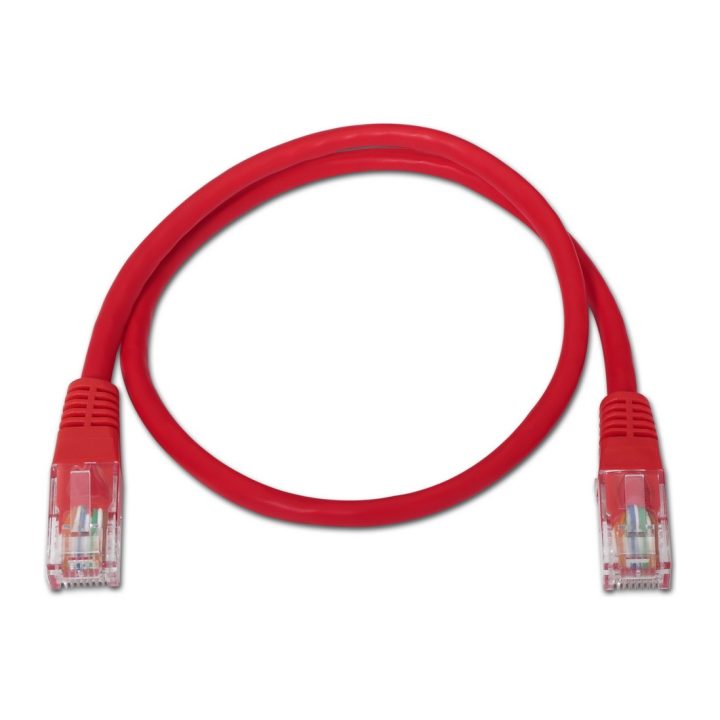 AISENS A135-0237 Red Network Cable 0.5 m Cat6 U/UTP (UTP)
