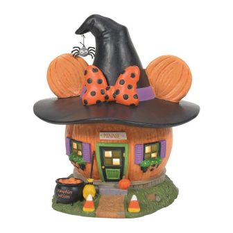 Figura decorativa Enesco Disney Mickey & Minnie Minnie casa abóbora