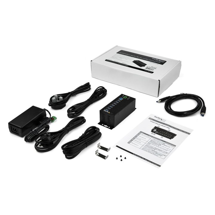 StarTech.com Hub Concentrador Ladrón USB de 7 Puertos con Adaptador…