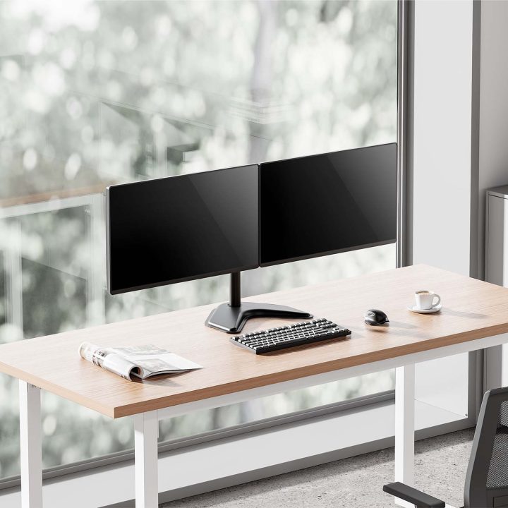 AISENS Eco Base Rotating and Tilting Desktop Stand for Monitor/TV…