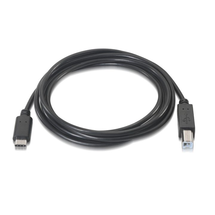 AISENS A107-0054 cabo USB USB 2.0 2 m USB C USB B Preto