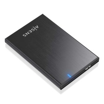 AISENS Caja externa 2.5" ASE-2528B 9.5mm SATA a USB 3.0/USB3.1 Gen1…
