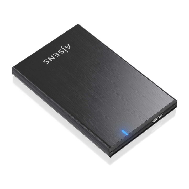 AISENS 2.5" External Enclosure ASE-2528B 9.5mm SATA to USB 3.0/USB3.1…