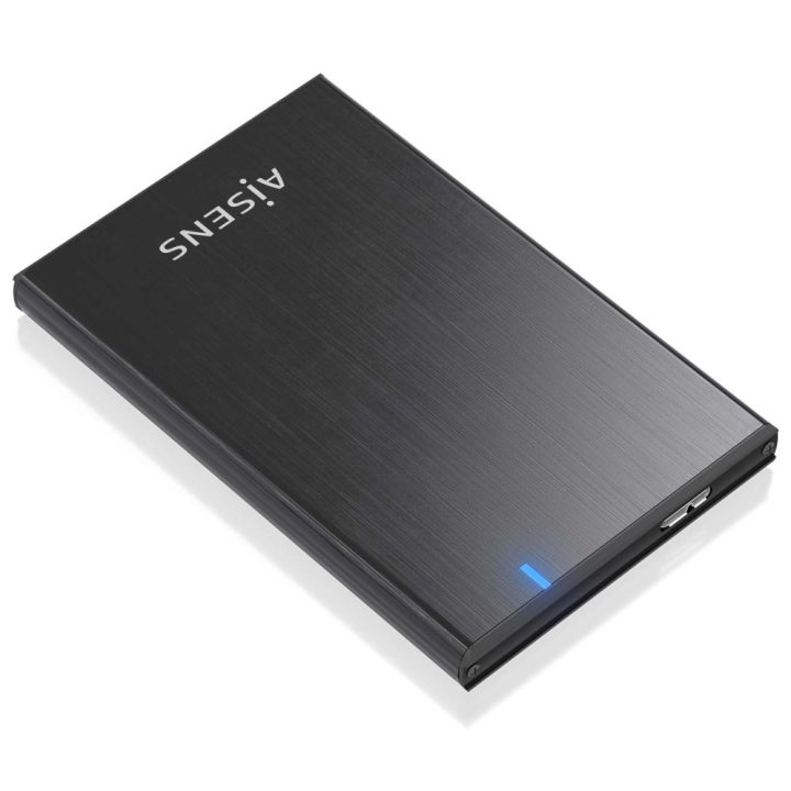 AISENS Caixa externa 2.5" ASE-2528B 9.5mm SATA a USB 3.0/USB3.1 Gen1…