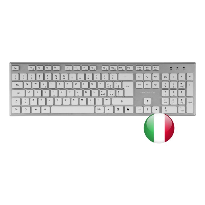 Tacens 6ZENITHWIT teclado e rato incluído Casa / Escritório RF sem…