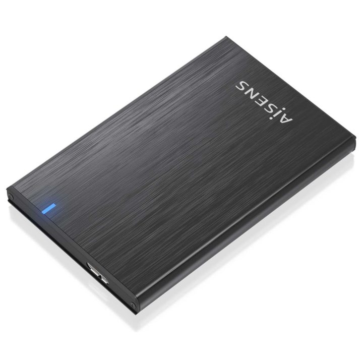 AISENS Caixa externa 2.5" ASE-2528B 9.5mm SATA a USB 3.0/USB3.1 Gen1…