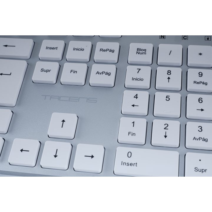 Tacens 6ZENITHWIT teclado e rato incluído Casa / Escritório RF sem…