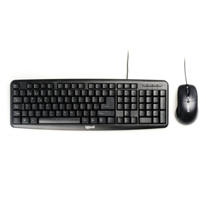 iggual COM-CK-BASIC Keyboard and Mouse Kit Black