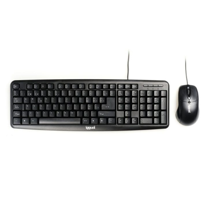 iggual COM-CK-BASIC Keyboard and Mouse Kit Black