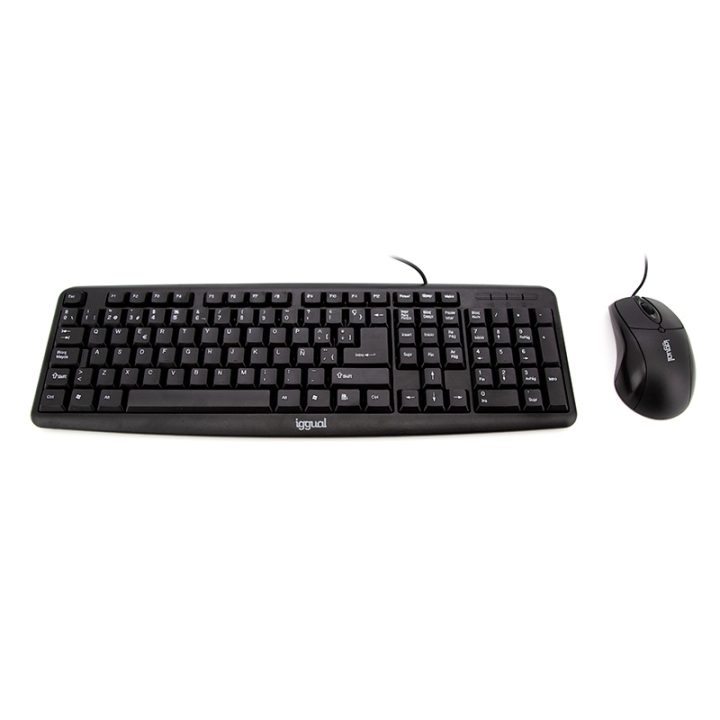 iggual COM-CK-BASIC Keyboard and Mouse Kit Black