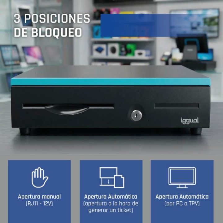 iggual IRON-30B Cash Drawer 42cm 5+7/7+5
