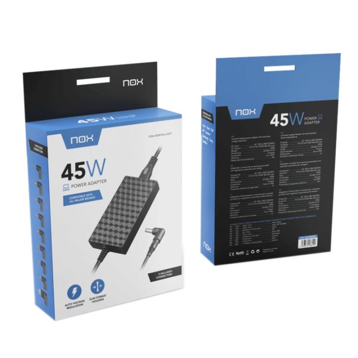NOX Universal Charger 45W (NXPWR45NB)