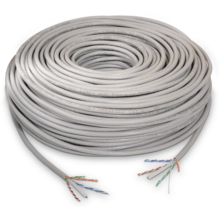 AISENS A135-0262 cabo de rede Cinzento 305 m Cat6 U/UTP (UTP)