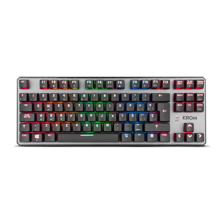 Krom Kernel TKL Gaming Keyboard USB Black (NXKROMKRNLTKL)